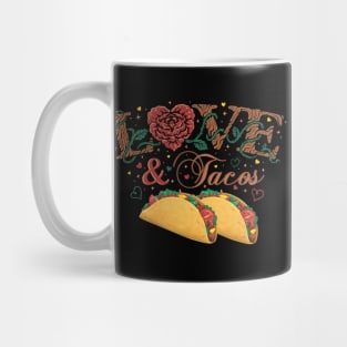 Love and Tacos - Funny Design for Taco Lovers Mug